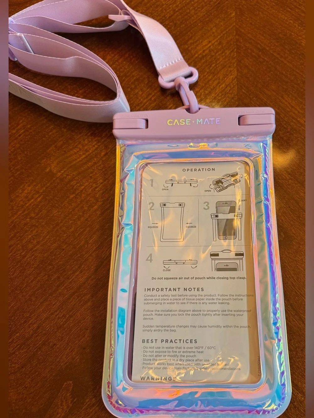 case-mate Waterproof Floating Phone Pouch **NWT**